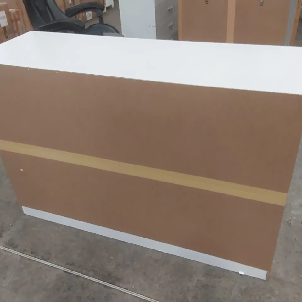 6 DRAWER WOODEN CHEST - WHITE
