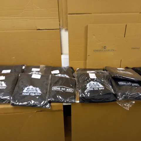 LOT OF 12 KING DO WAY FURNITURE COVERS IN BLACK