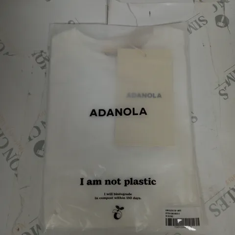 BAGGED ADANOLA LONG SLEEVE T-SHIRT SIZE S
