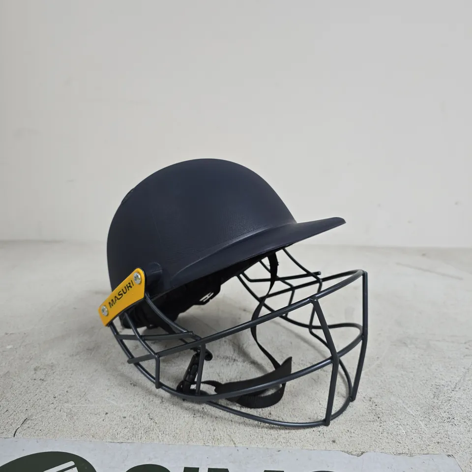 MASURI OS3 CRICKET HELMET – NAVY, SENIOR SMALL