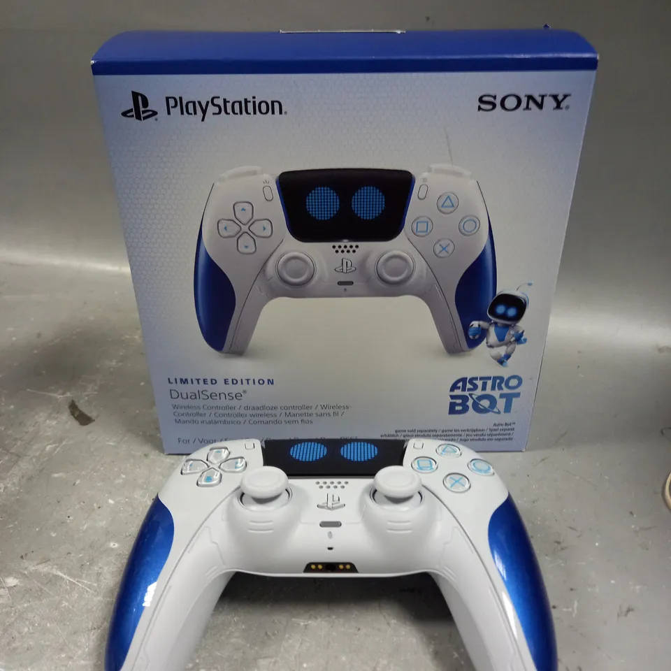 BOXED SONY PLAYSTATION 5 LIMITED EDITION ASTRO BOT DUALSENSE WIRELESS CONTROLLER 