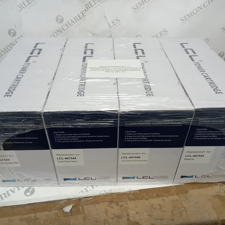 PACK OF 4 LCL TONER CARTRIDGE 
