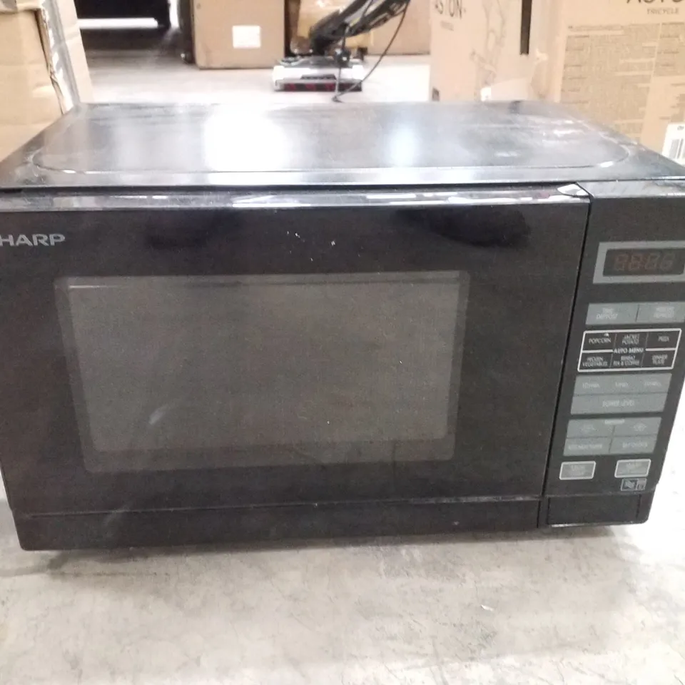 SHARP R272KM 20-LITRE 800W MICROWAVE - BLACK - COLLECTION ONLY RRP £99