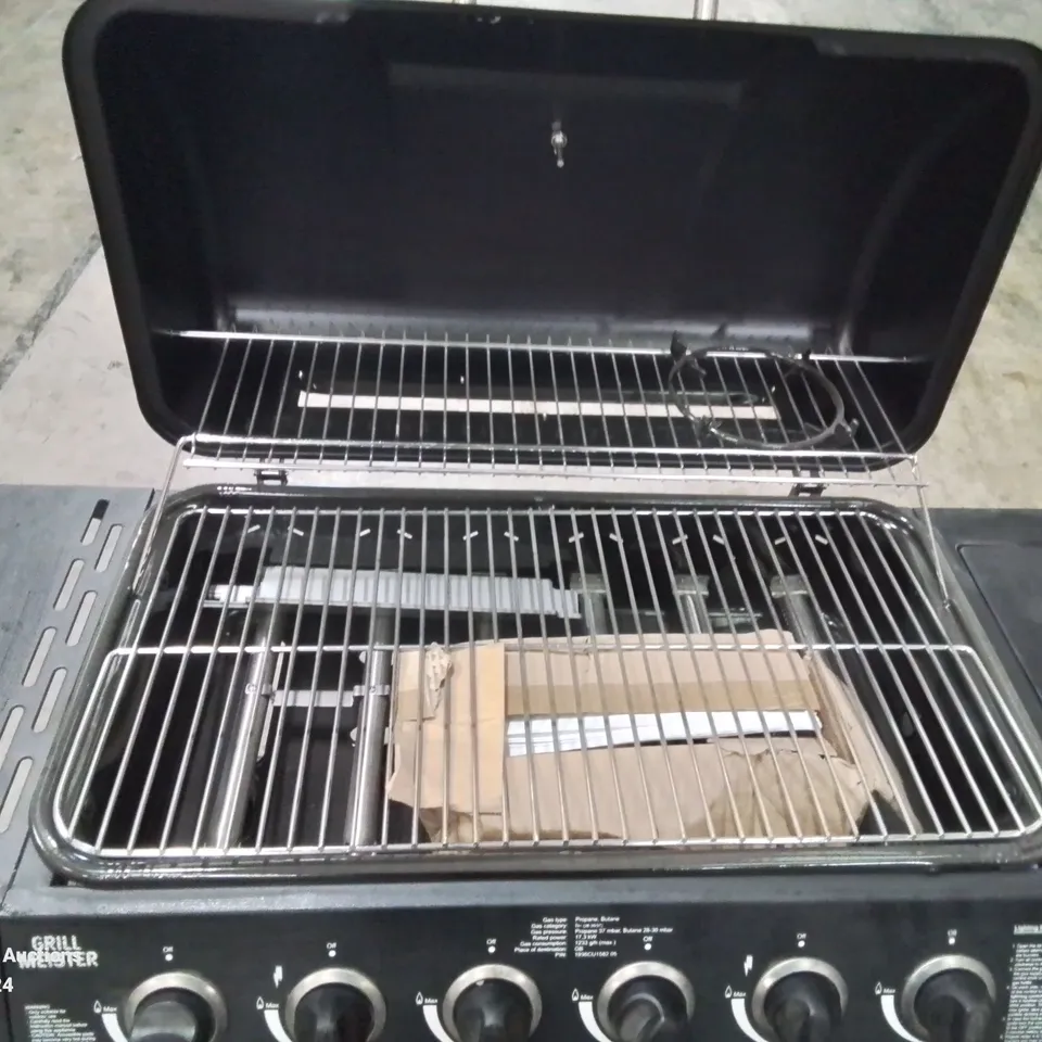 PALLET CONTAINING GRILLMEISTER GASGRILL 6 PLUS 1 PROPANE, BUTANE GAS BARBECUE 