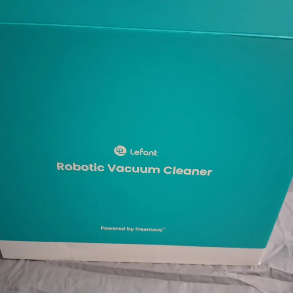 BOXED LEFANT ROBOTIC VACUUM CLEANER POWERED BY FREEMOVE M210P