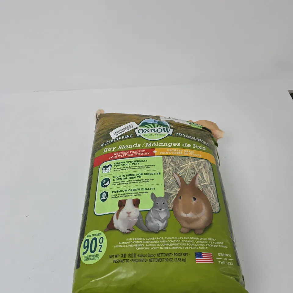 OXBOW HAY BLENDS FOR SMALL PETS – 90 OZ BAG