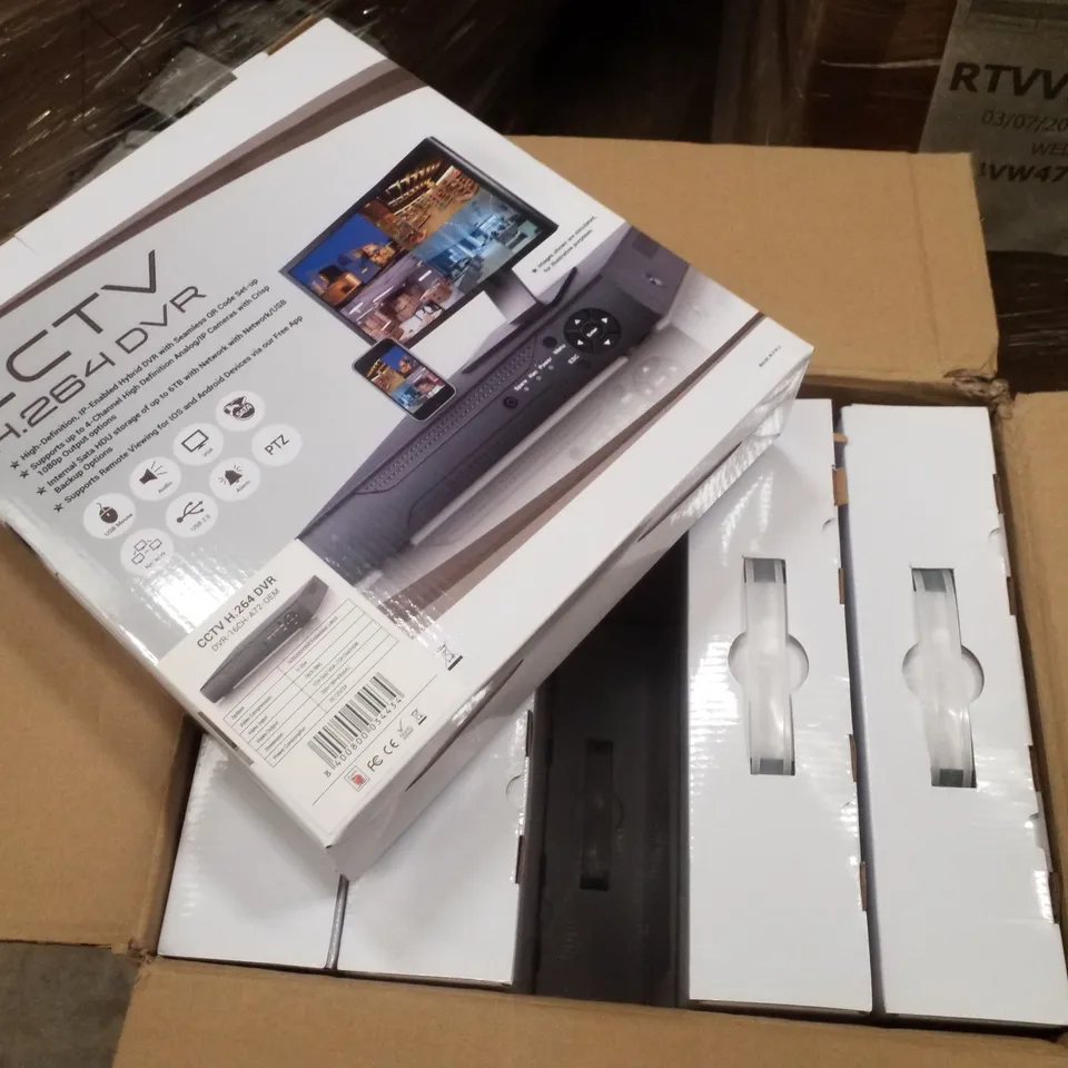PALLET CONTAINING ASSORTED PRODUCTS INCLUDING CCTV DVRS, KEYBOARD MOUSE SETS & VIDEO RECORDERS