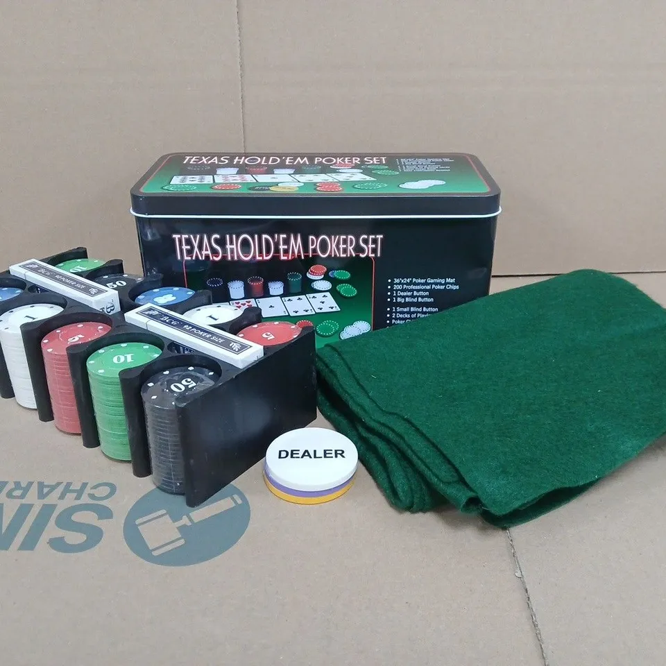 UNBRANDED TEXAS HOLD 'EM POKER SET