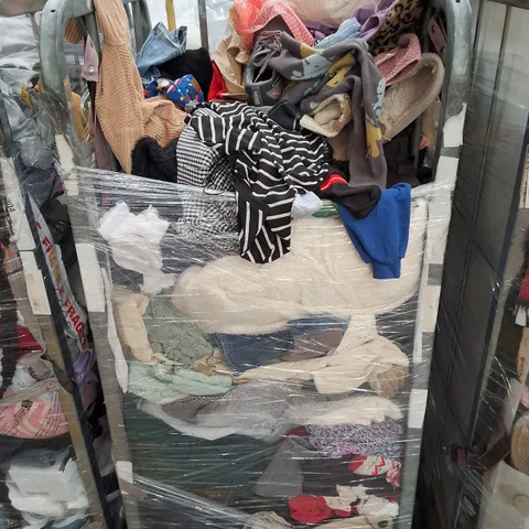 CAGE CONTAINING ASSORTED CLOTHING