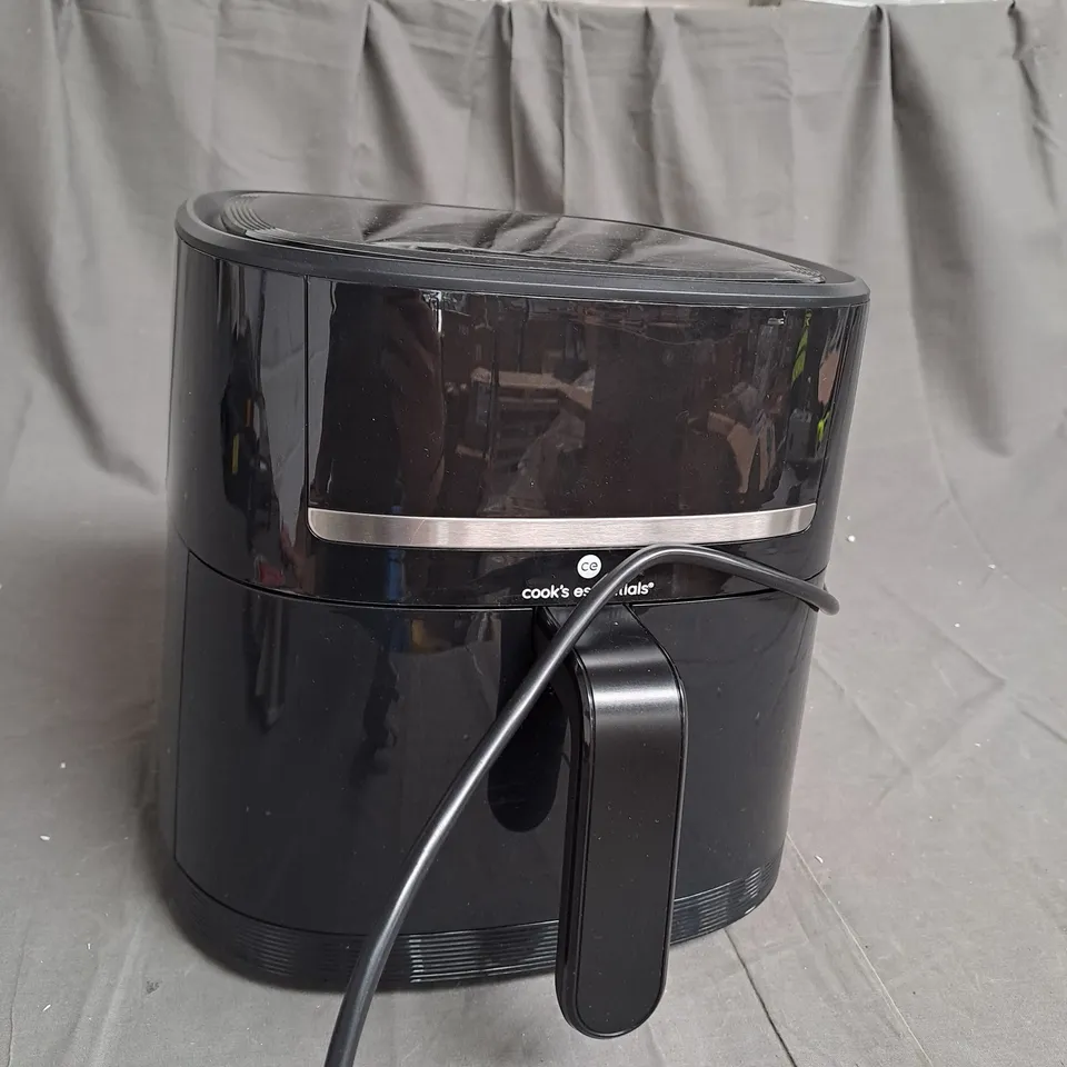 BOXED COOK'S ESSENTIALS 4L AIR FRYER IN BLACK