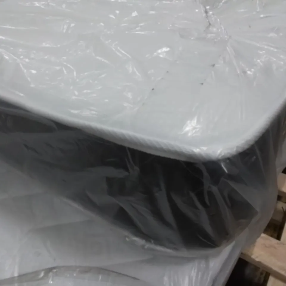 HYBRID MEMORY FIBRE FOAM OPEN COIL MATTRESS - APPROX 90 X 190CM