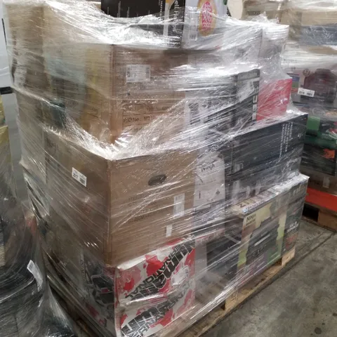 PALLET OF APPROXIMATELY 21 UNPROCESSED RAW RETURN HOUSEHOLD AND ELECTRICAL GOODS TO INCLUDE;