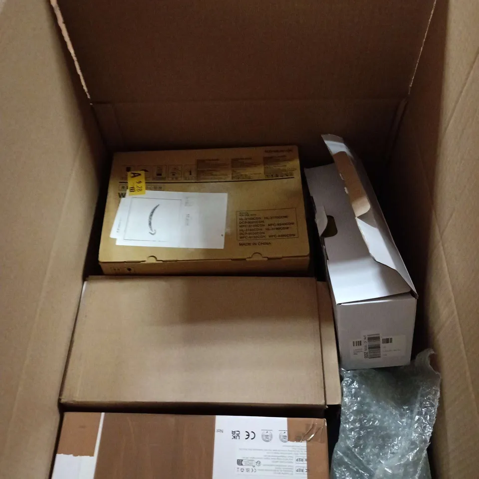 BOX OF APPROXIMATELY 10 ASSORTED TONER PRODUCTS