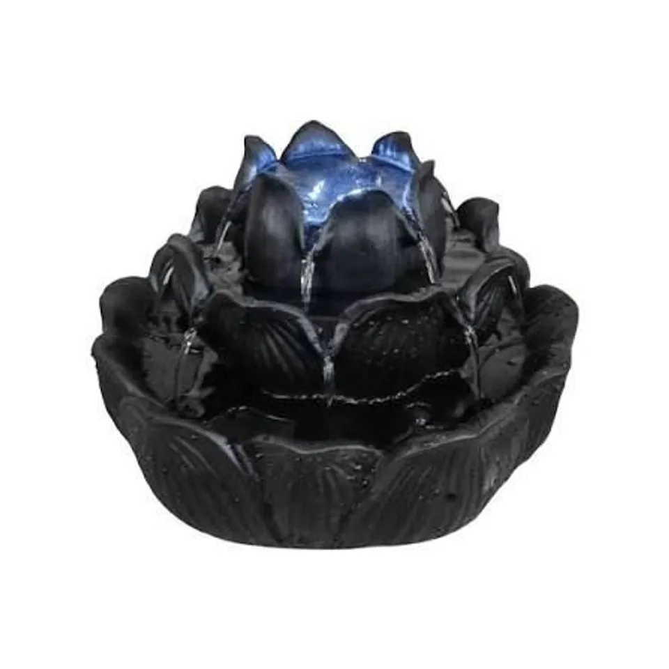 JM BY JULIEN MACDONALD LOTUS FLOWER INDOOR WATER FEATURE