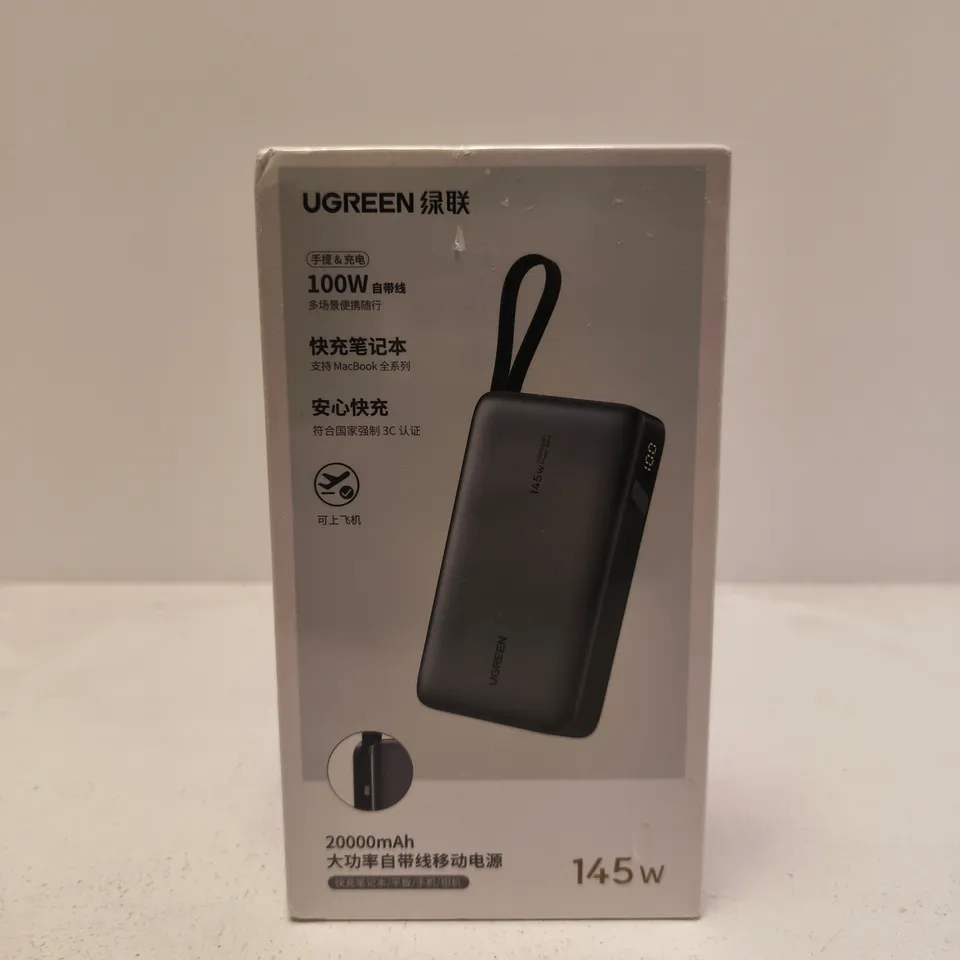 BOXED AND SEALED UGREEN 20000MAH POWERBANK
