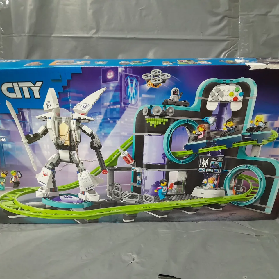 LEGO CITY ROBOT WORLD ROLLER-COASTER PARK TOY 60421 RRP £89.99