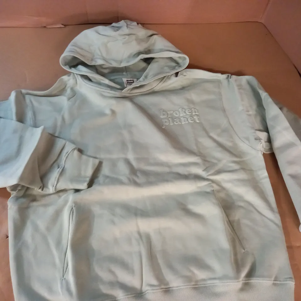 BROKEN PLANET SEAFOAM HOODIES - MEDIUM