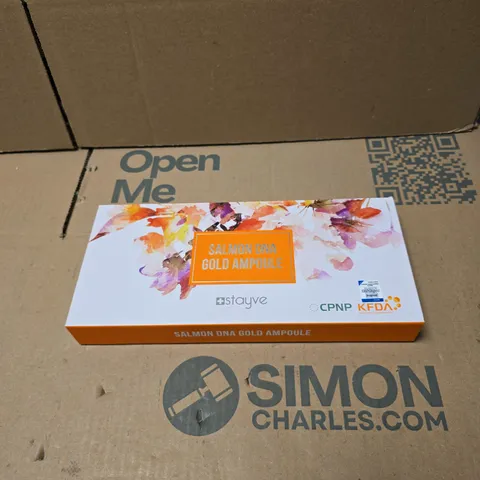 STAYVE SALMON DNA GOLD AMPOULE SET BOXED