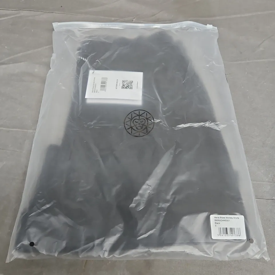 APPROXIMATELY 26 ASSORTED BAGGED MENS BRASS MONKEY SHORTS IN BLACK IN VARIOUS SIZES