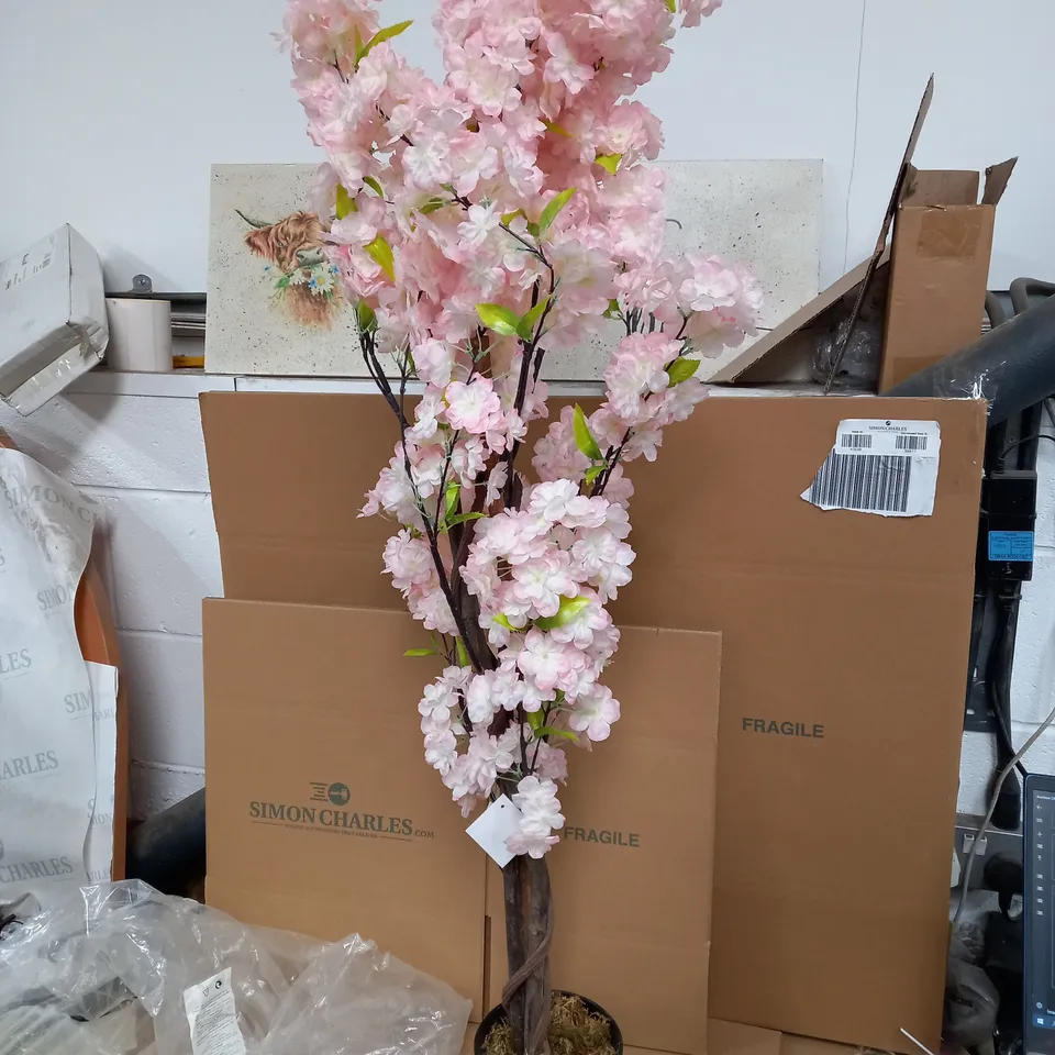FAUX CHERRY PINK BLOSSOM TREE
