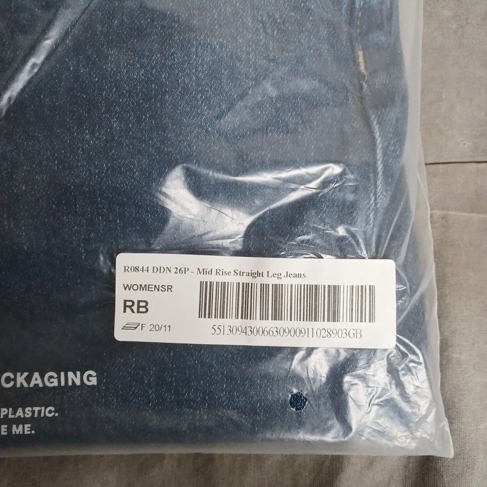 BODEN WOMEN'S JEANS – MID RISE STRAIGHT LEG – SIZE 26P 