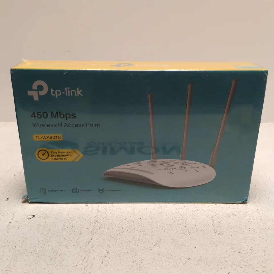 TP-LINK TL-WA901N 450 MBPS WIRELESS N ACCESS POINT – BOXED