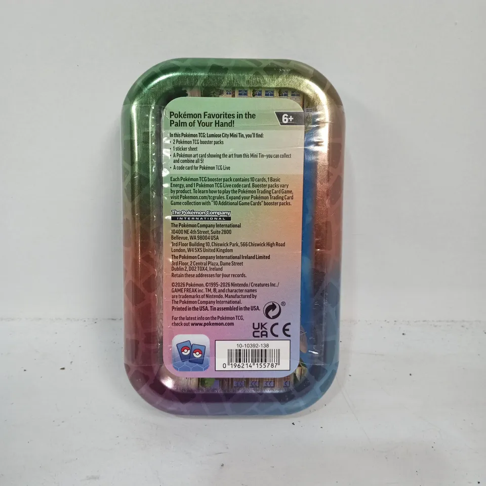 SEALED POKEMON TRADING CARD METAL TIN