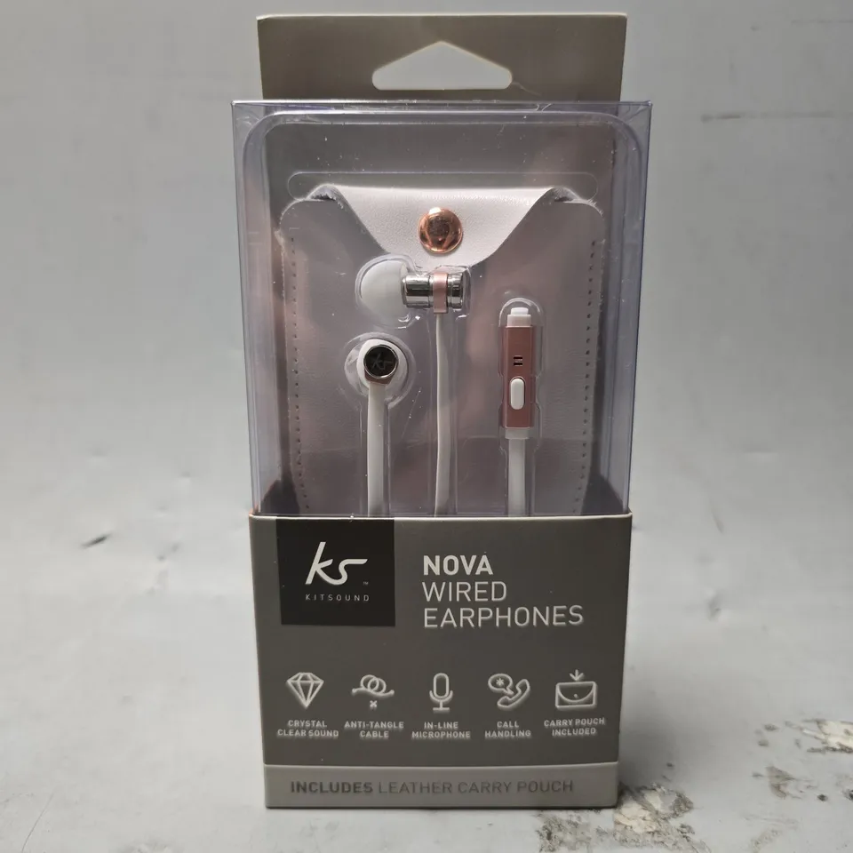 SEALED KS KITSOUND NOVA WIRED EARPHONES 