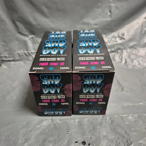 APPROXIMATELY 12 SAD BOY E-LIQUID MULTIPACKS