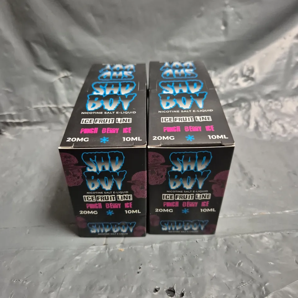 APPROXIMATELY 12 SAD BOY E-LIQUID MULTIPACKS