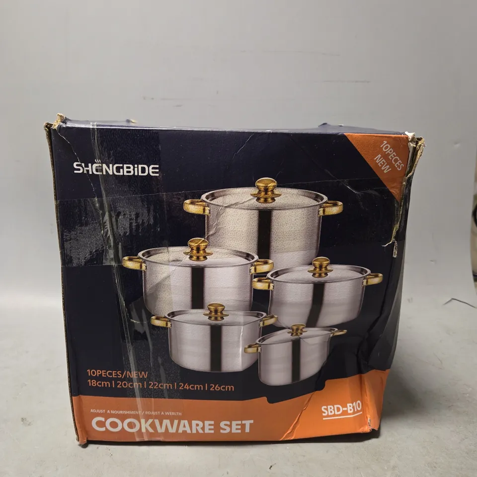 BOXED SHENGBIDE COOKWARE SET SBD-B10