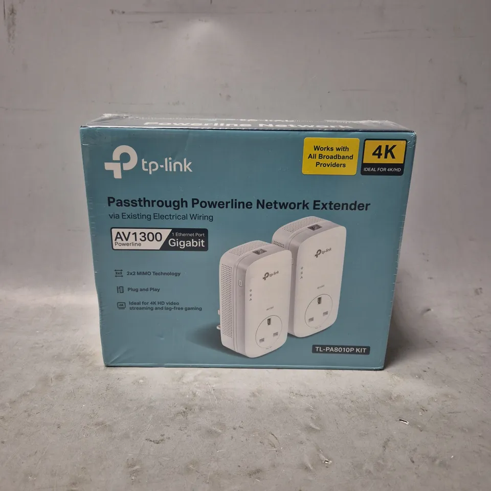 SEALED TP-LINK PASS THROUGH POWERLINE NETWORK EXTENDER 