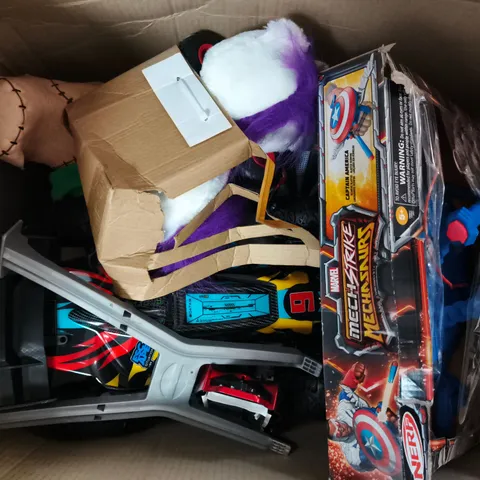APPROXIMATELY 6 ASSORTED TOYS & GAMES PRODUCTS TO INCLUDE MECHSTRIKE MECHASAURUS, STREET VANDAL RC CAR, BOWSERS CASTLE SET, ETC - COLLECTION ONLY