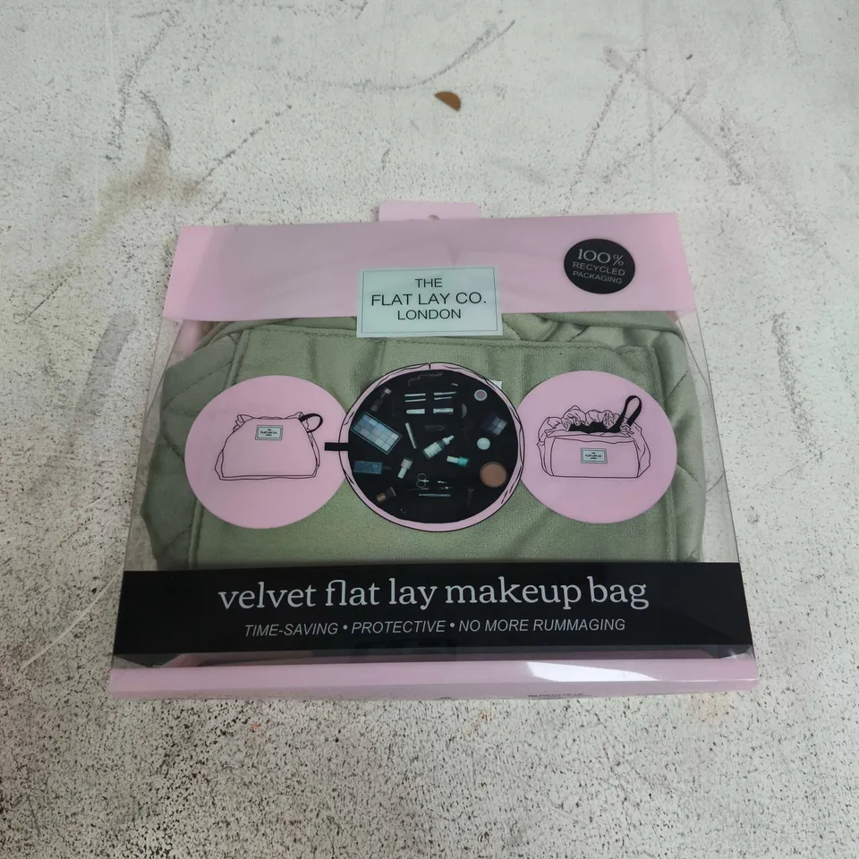 THE FLAT LAY CO. VELVET FLAT LAY MAKEUP BAG