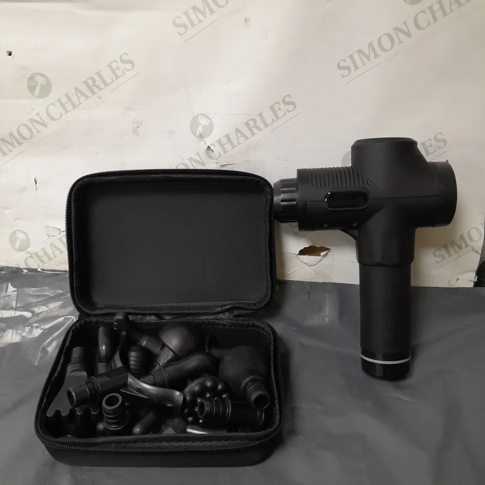 BOXED PERCUSSION MASSAGE GUN WITH CASE 