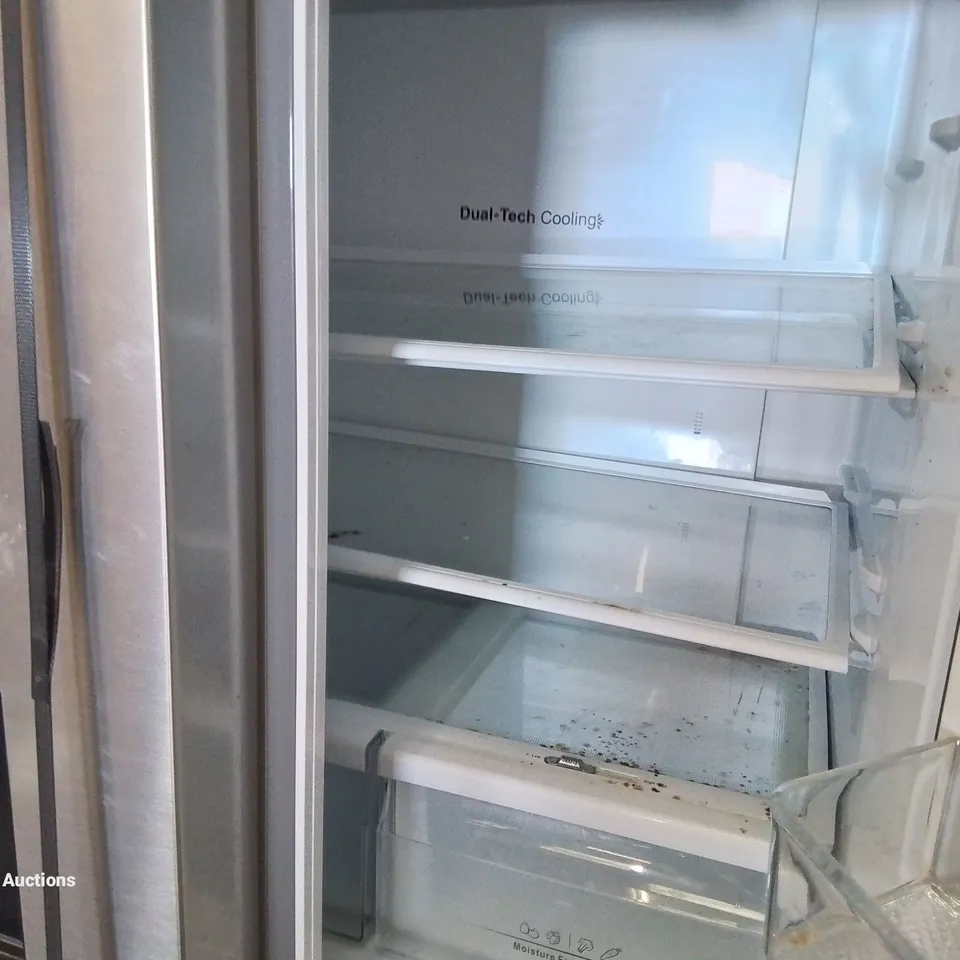 HISENSE RQ560N4WCF FREESTANDING AMERICAN FRIDGE FREEZER CROSS DOOR, NO FROST, 454 LITERS, STAINLESS STEEL - F RATED, NOISE LEVEL: 41 DECIBELS [ENERGY CLASS F]