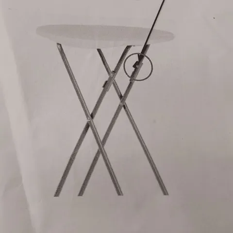 BOXED PAIR OF FOLDING TABLES 