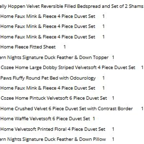 PALLET OF APPROXIMATELY 14 ASSORTED HOMEWARE PRODUCTS TO INCLUDE;