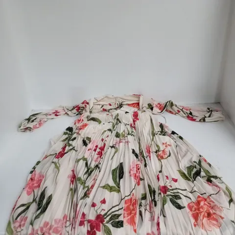 PHASE EIGHT REANNA FLORAL MAXI IVORY DRESS β UK 14