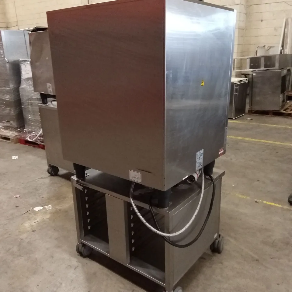 RATIONAL SCC WE101 COMMERCIAL COMBI OVEN ON MOBILE TROLLEY BASE