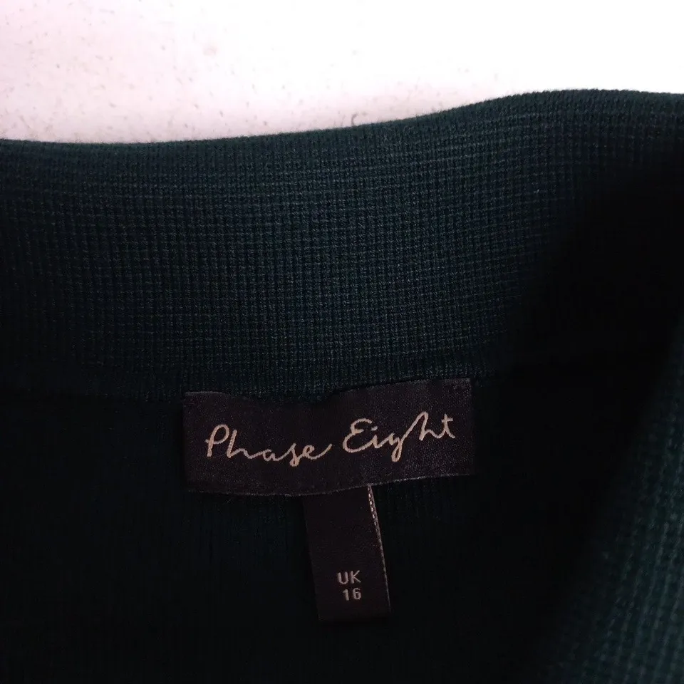 PLEASE EIGHT DARK GREEN DRESS – UK 16