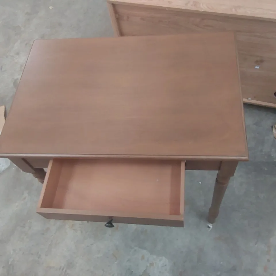 ARINA 1 DRAWER DESK COLOUR: BROWN