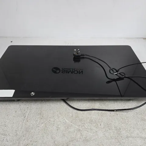 GLASS PANEL ROOM HEATER IN BLACK