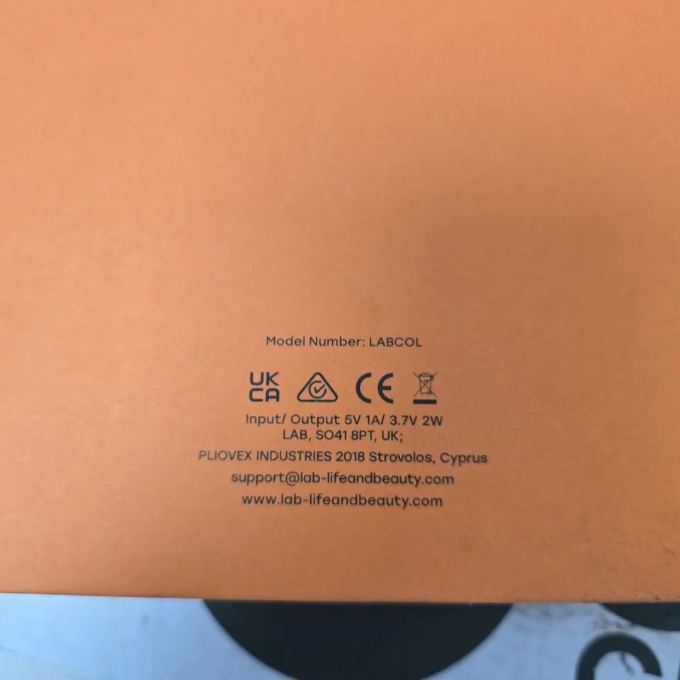 LAB LIFE & BEAUTY ELYSIUM COLLUM FACE WEAR – ORANGE BOX