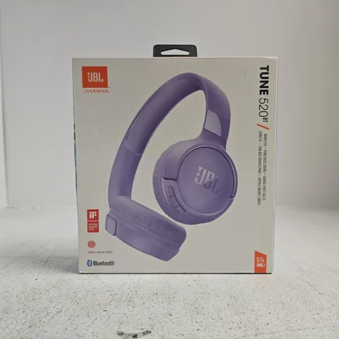 JBL TUNE 520BT WIRELESS HEADPHONES β PURPLE (BOXED)