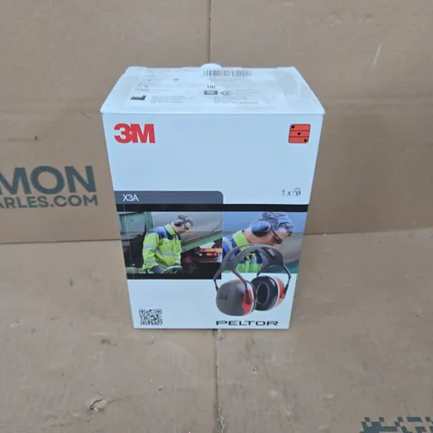 BOXED 3M PELTOR X3A EARMUFFS