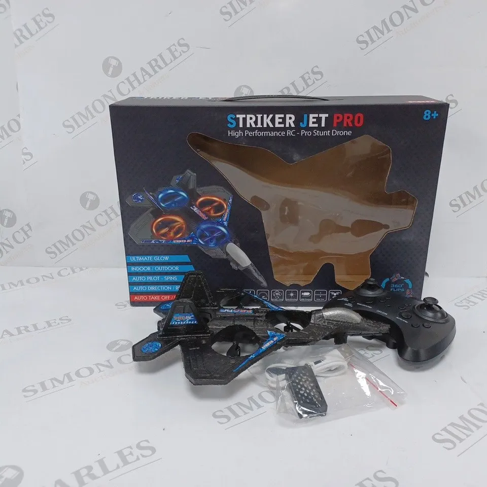 BOXED STRIKER JET PRO HIGH PERFORMANCE RC PRO STUNT DRONE