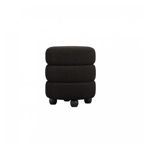 BOXED LPD HOME EMI POUFFE - BLACK (1 BOX)