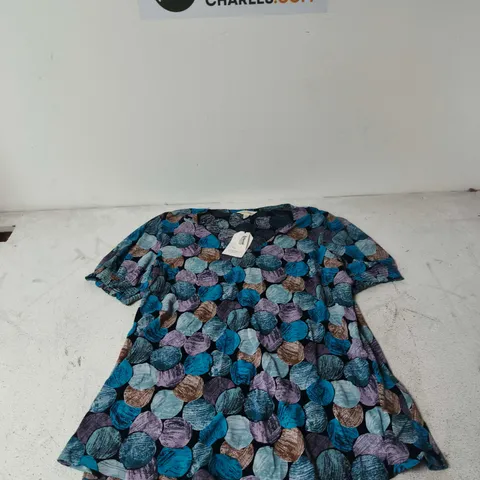 SEASALT CORNWALL WOMEN'S DRESS β MULTICOLOUR PEBBLE PRINT, UK 20