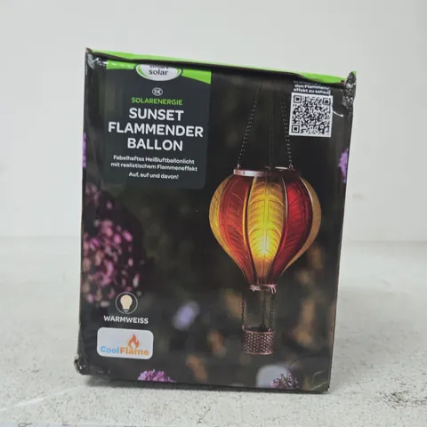 SUNSET FLAMMENDER BALLON SOLAR LANTERN